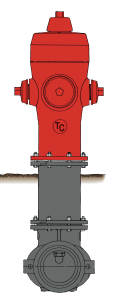 C71P Compression fire hydrant